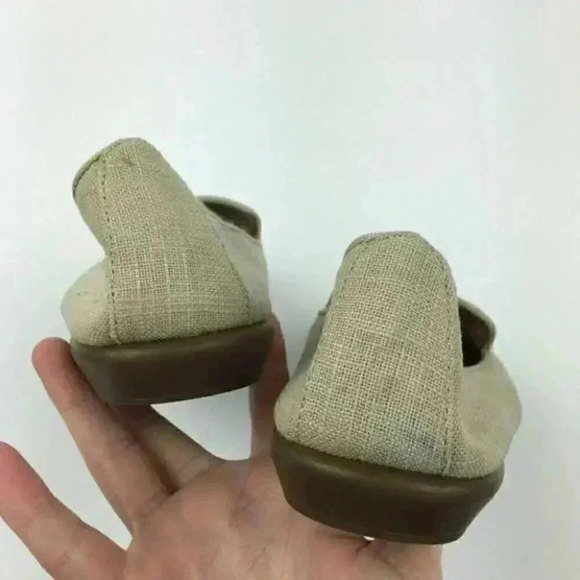 Aerosoles Flats Size 7.5 Beige Smoking Slippers - Picture 6 of 8